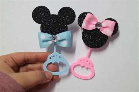 Pink Blue Mix Twinsgender Reveal Minnie Mickey Mouse Themed Etsy
