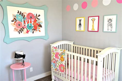 Baby Girl Nursery Wall Art Lou Lou Girls