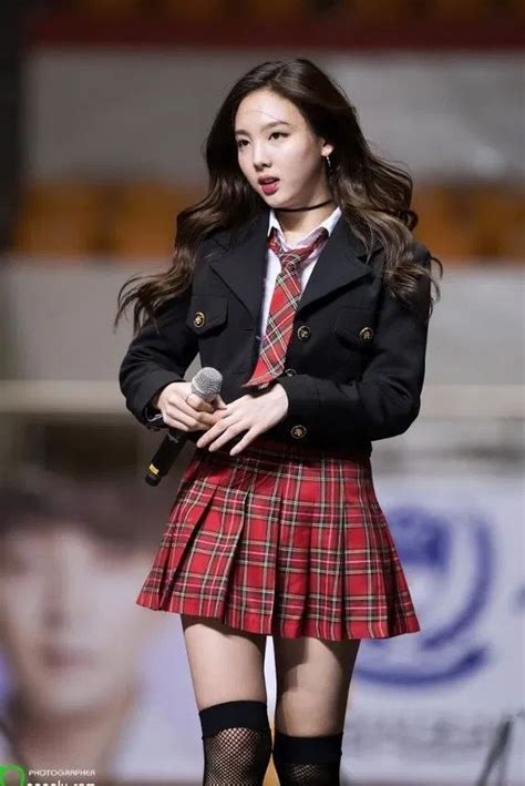 Plaid Pleated School Girl Skirt Nayeon Twice K Fashion At