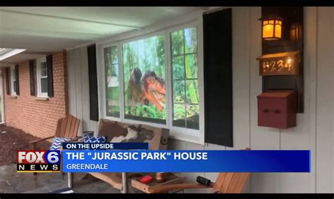 Greendale Homeowner Uses Projector To Create ‘jurassic Park Effect On