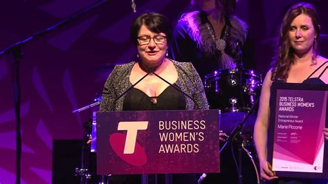 2015 telstra australian business women s entrepreneur award winner marie piccone youtube