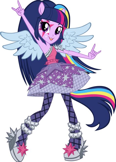 Rainbow Rocks Twilight Sparkle Vector By Icantunloveyou D7b472i