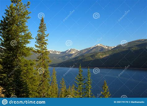 Turquoise Lake In The Colorado Rockies Stock Photo Image Of Scenic