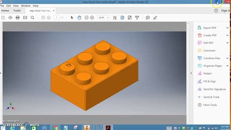 2019 Autodesk Inventor Lego Block Lantos Youtube