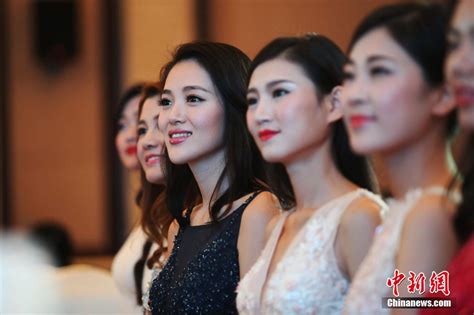 Contestants For China Final Of 65th Miss World Beauty Pageant Debut In Shanghai 8 Peoples