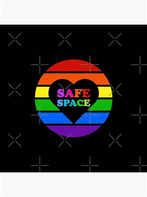 LGBTQ Safe Space Equality Pin For Sale By Aronia Redbubble
