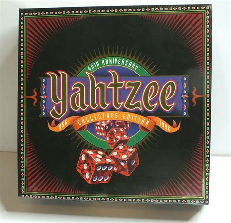 Yahtzee 40th Anniversary Collectors Edition Vintage Factory Sealed