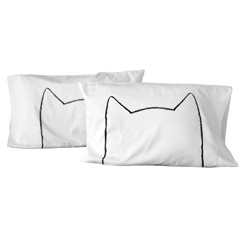 Cat Nap Pillowcases Set Of 2 With Images Cat Pillowcase Cat