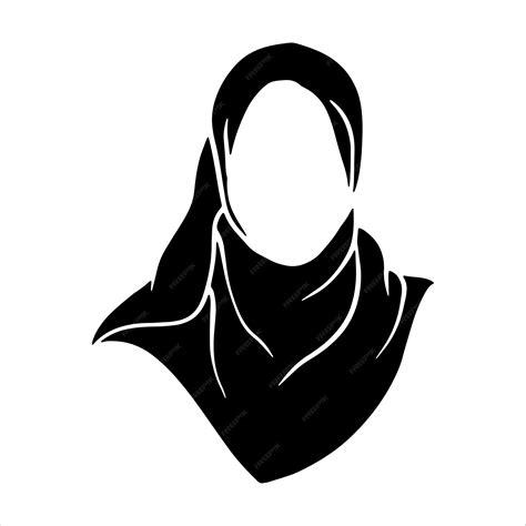 Premium Vector Hijab Icon Graphic Design Illustration Vector