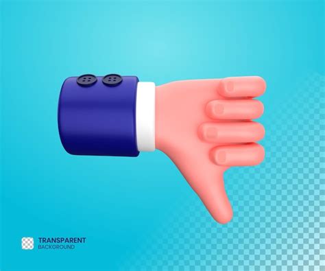 Premium Psd Businessman Unlike Hand Gesture 3d Illustration