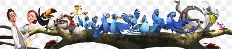 Angry Birds Rio Jewel Blu Nigel Character Png 3560x764px 4k