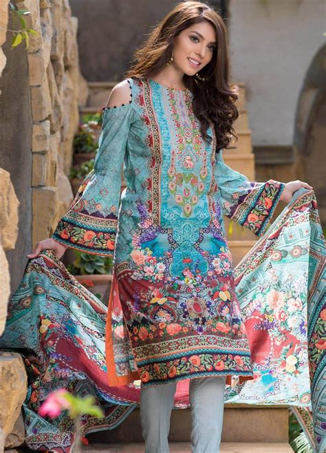Malhar Embroidered Lawn Unstitched 3 Piece Suit Ml19f 6a Festive