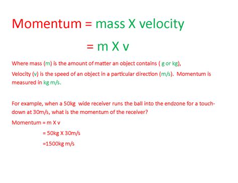 Change In Momentum Formula How To Calculate Momentum With Examples