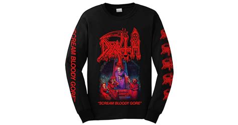 Death Scream Bloody Gore Long Sleeve