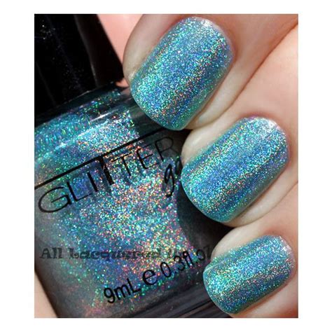 Alu S Of Untrieds Glitter Gal Blue Holographic Nail Hot Sex Picture