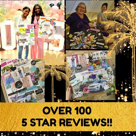 Vision Board Kit With Printable Words Quotes Images Frames Etsy