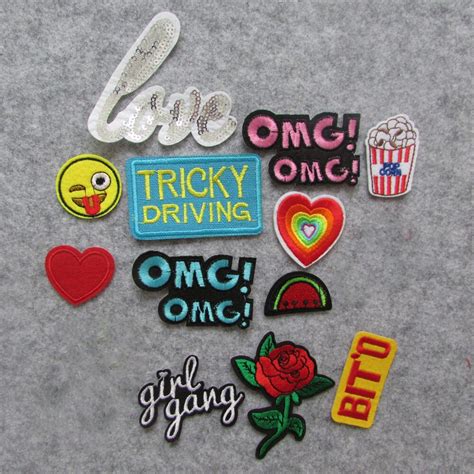 2016year New Arrival Mixed Decorate Patch Hot Melt Adhesive Applique