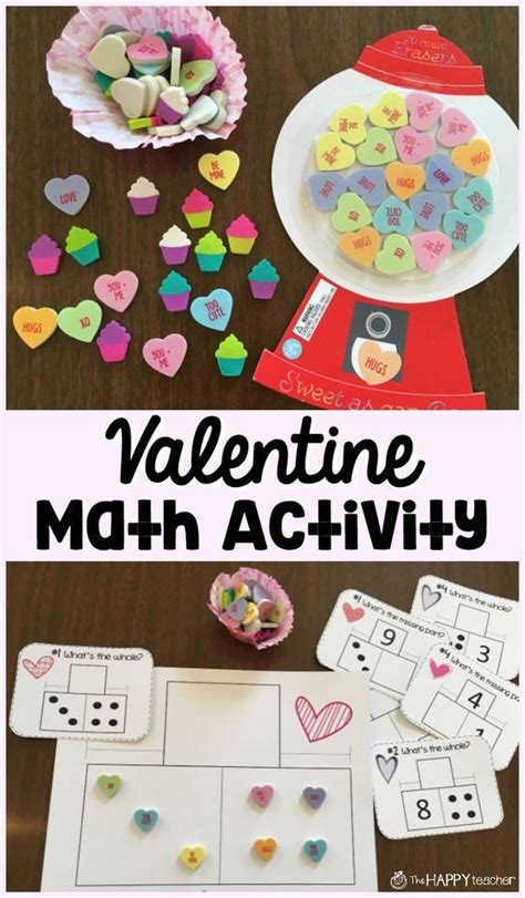 Valentine Math Activity And Printable Love This For Math Centers Or