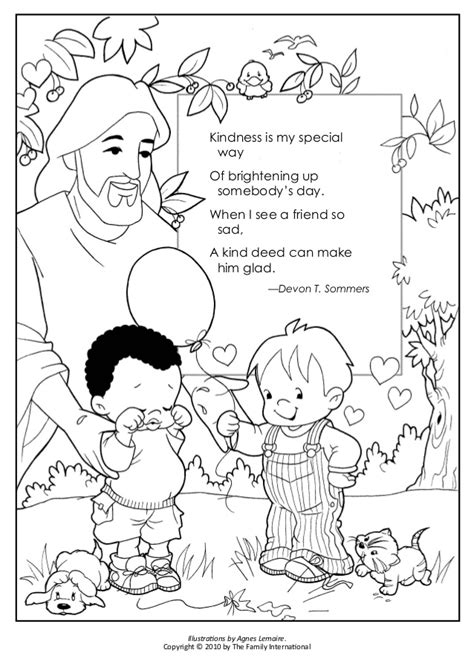 God loved his people and wanted them to live in ways that were healthy and holy so they would prosper in. Coloring Pages: "God Made My Body" and "A Kind Deed"