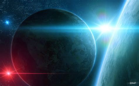 Outer Space Planets Digital Art Science Fiction Qauz Wallpapers