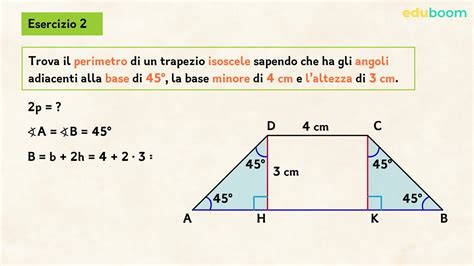 Il Teorema Di Pitagora Nei Triangoli Con Angoli Di 45° Matematica Seconda Media