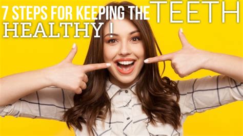 Simple Tips For Keeping Your Teeth Healthy For A Lifetime Youtube