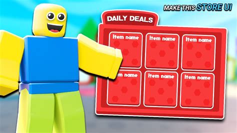 How To Make Daily Store Ui For Roblox Simulator Games Photoshop