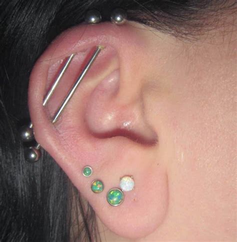 Industrial Piercing Ideas Pain Level Healing Time Cost Experience Piercee
