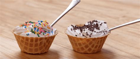 Soft Serve Vanilla Ice Cream With Sprinkles And Waffle Cones Recipe Cuisinart Com