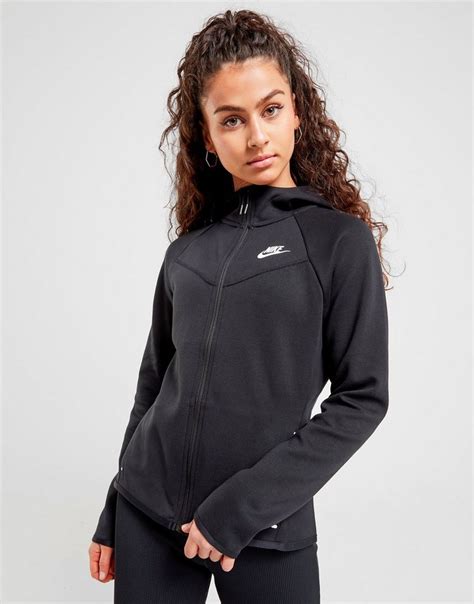 Koop Zwart Nike Tech Fleece Hoodie Dames Jd Sports