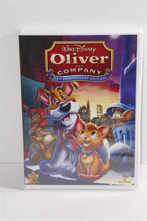 Walt Disney Oliver And Company Dvd 2009 20th Anniversary Special
