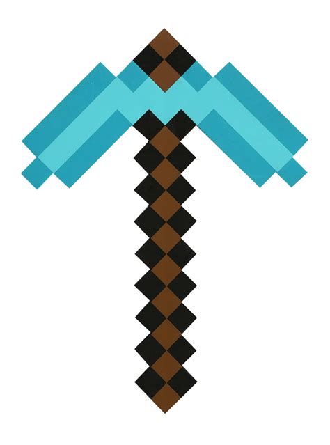 You can always download and modify the image size according to your needs. Minecraft Foam Diamond Pickaxe | Hot Topic | Minecraft ...