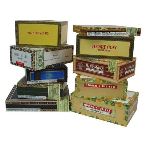 Assorted Empty Cigar Boxes Etsy In 2021 Empty Cigar Boxes Cigar
