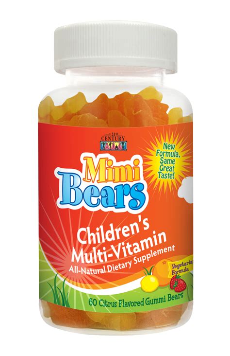 Mimi Bears Multi Vitamin 21st Century Healthcare Inc