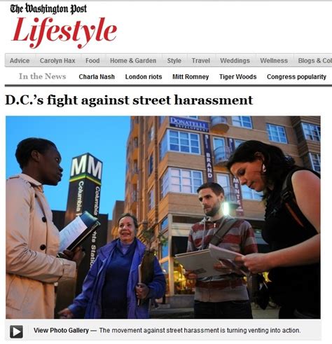 Washington Post Covers Anti Street Harassment Efforts