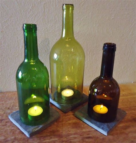 15 Wine Bottle Candle Holder Ideas Guide Patterns
