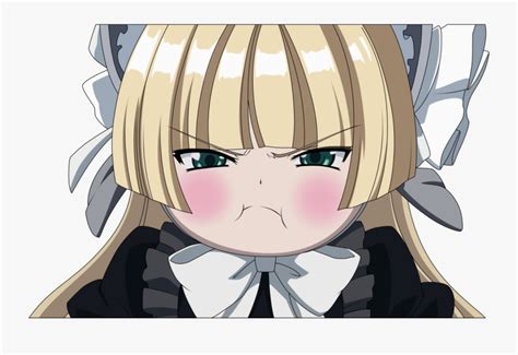 Kawaii Angry Anime Girl Free Transparent Clipart Clipartkey