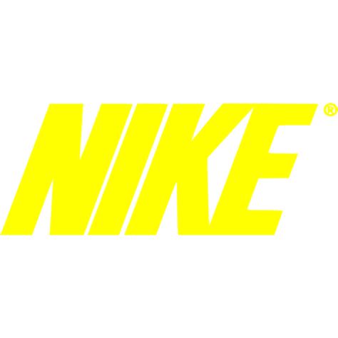 Yellow Nike 2 Icon Free Yellow Site Logo Icons
