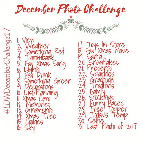 December challenge. December photo challenge | December photo challenge, December challenge ...