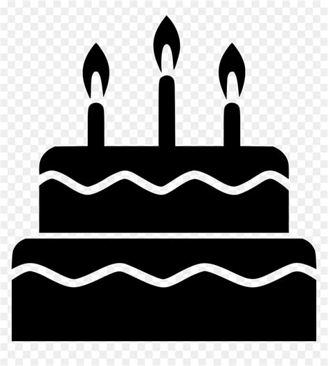 Birthday Cake Vector Icon Hd Png Download Vhv