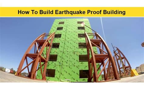 How To Build Earthquake Resistant Building Detailed Guide