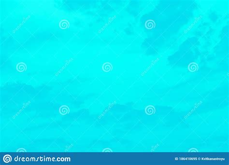Abstract Aquamarine Aqua Color Gradient Sky Background Stock Image