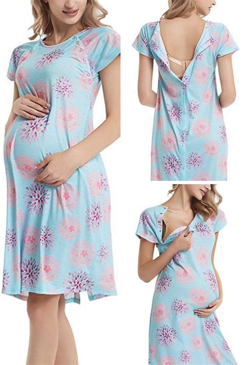 Ditch The Ugly Hospital Gowns Get This Super Cute Maternity Labor