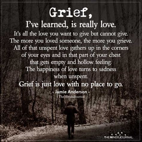 Grief Ive Learned Is Really Loveits All The Love You Want To Give