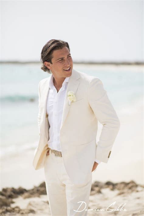 Choose The Perfect Tan Suit For A Beach Wedding Jenniemarieweddings
