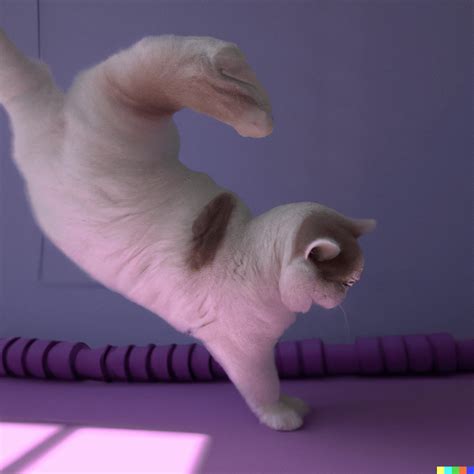 A Photo Of Cat Doing Ballet Photorealistic 4k Rdalle2