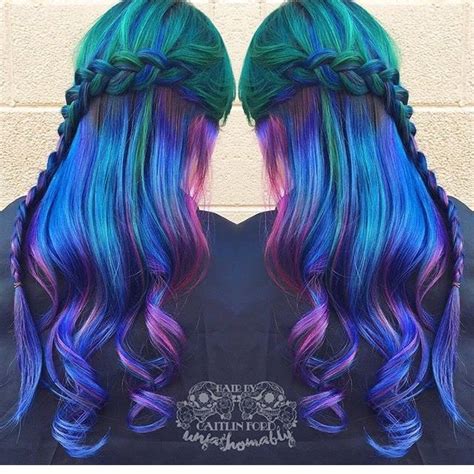 Pin By Shalae Coleman On Hair Green Hair Pravana Hair Dye Purple