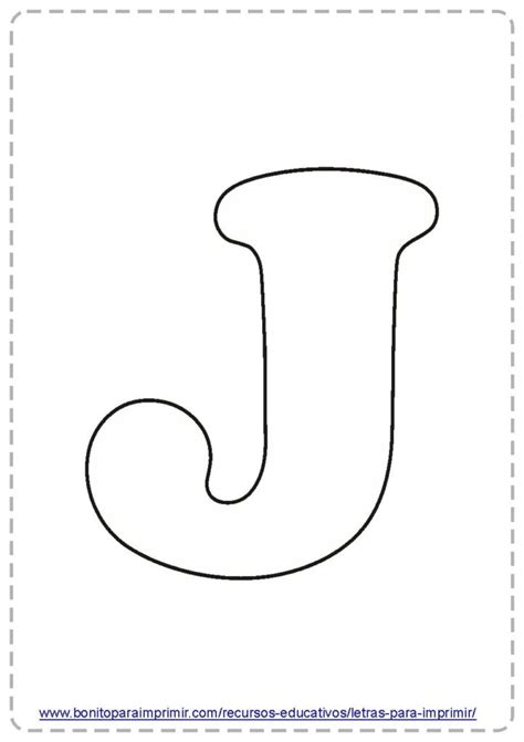 🥇letras J Para Imprimir📒 【pdf Para Colorear Y Aprender】