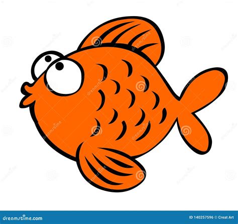 Cartoon Fish Vectorfish Illustrationfish Icon Logo Stock Vector