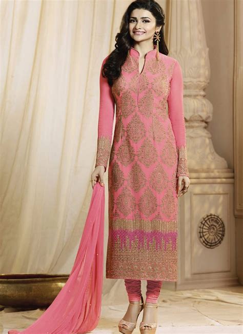 Latest Pakistani Indian Straight Cut Salwar Kameez 2018 19 Designs